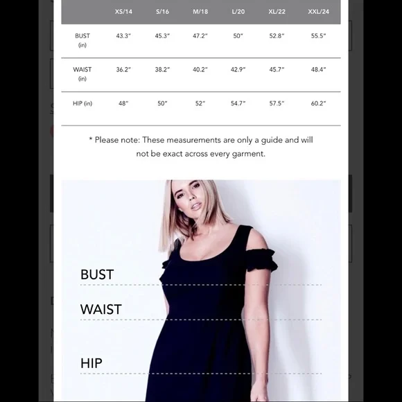 CITY CHIC Draped Faux Wrap Dress - Picture 5 of 5